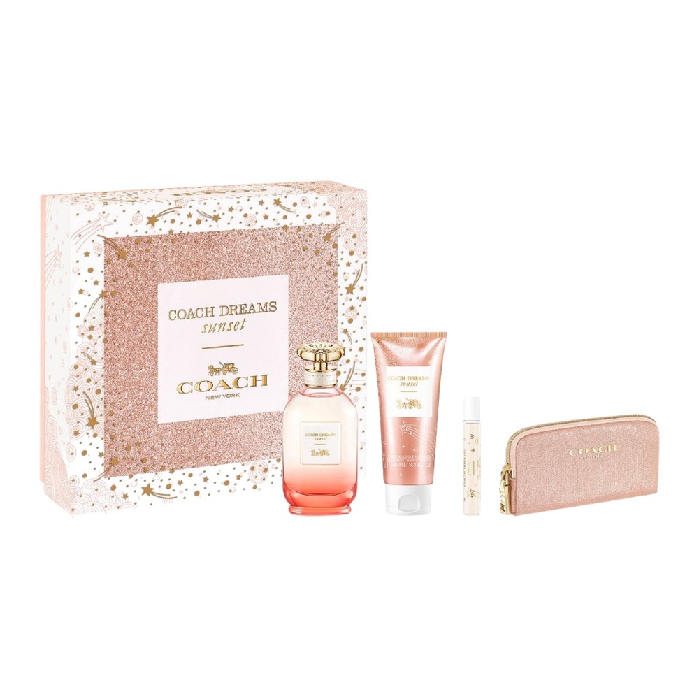 Coach Dreams Sunset Gift Set - Pink and Gold
